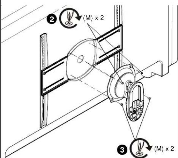 Chief ICMPDA4T03 - Bevestig de middelste beugel - 1