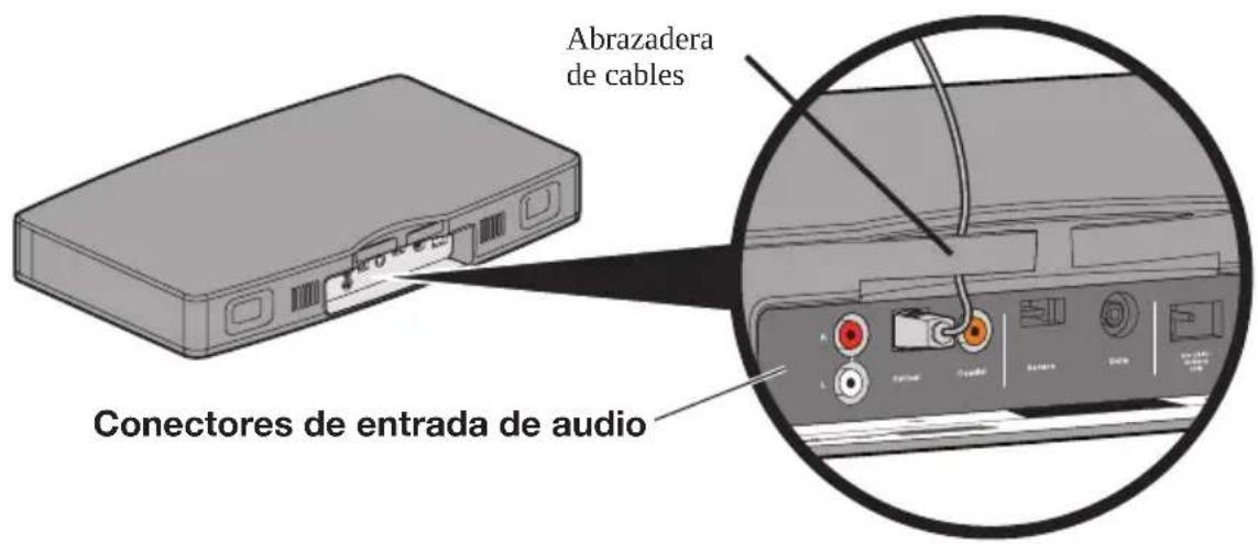 BOSE Solo TV - Paso 4: Conecte el cable de audio al sistema Solo - 2