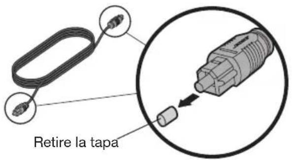 BOSE Solo TV - Instrucciones importantes para las conexiones de cable óptico - 1