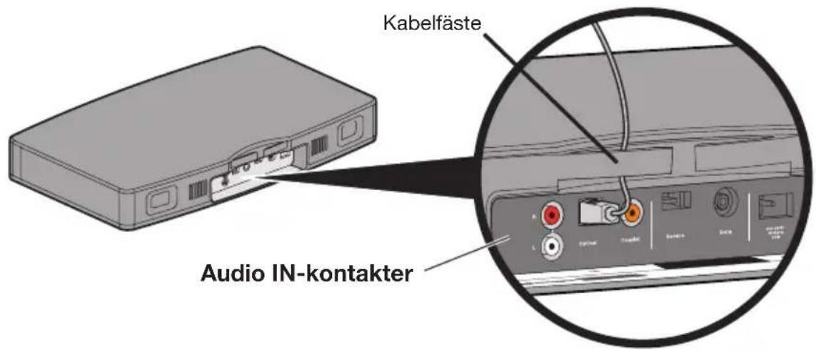 BOSE Solo TV - Steg 4: Sätta in Ijudkabeln i Solo-systemet - 2