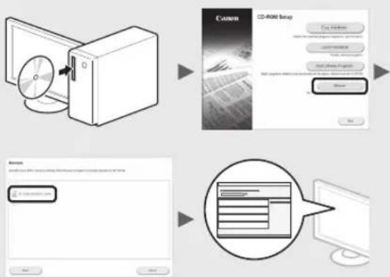 CANON iSensys MFG4730 - Για λεπτομέρειες σχετικά με τις διαδικασίες εγκατάστασης: - 1