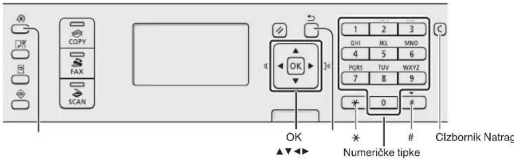CANON iSensys MFG4730 - Kretanje po izborniku i način unosa teksta - 1