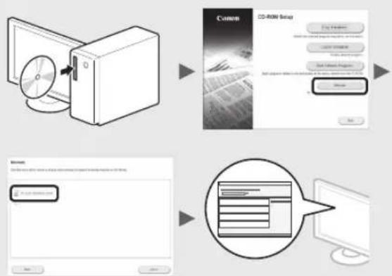 CANON iSensys MFG4730 - Ak chcete získat' podrobné informácie o postupoch inštalácie: - 1