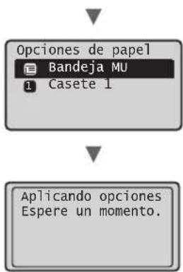 CANON iSensys MFG4730 - Ajuste del tamaño y el tipo del papel - 3