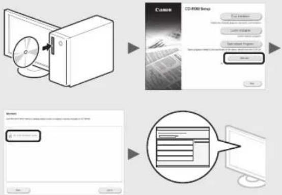 CANON iSensys MFG4730 - Flere oplysninger om installationsprocedurerne: - 2