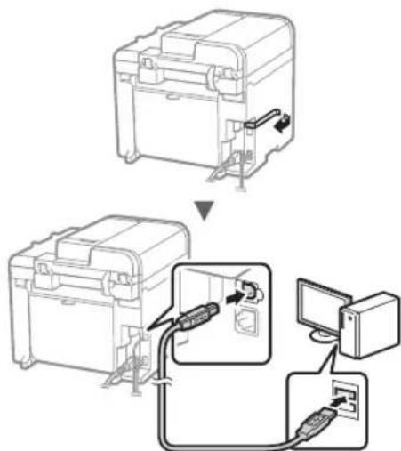CANON iSensys MFG4730 - Connexion via un câble USB - 1