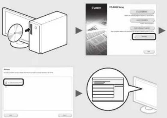 CANON iSensys MFG4730 - Prijungimas naudojant USB kabeli - 3