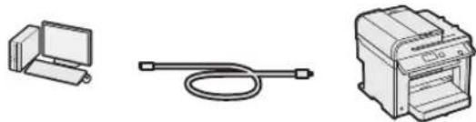 CANON iSensys MFG4730 - Aparato prijungimo prie kompiuterio būdo pasirinkimas - 2