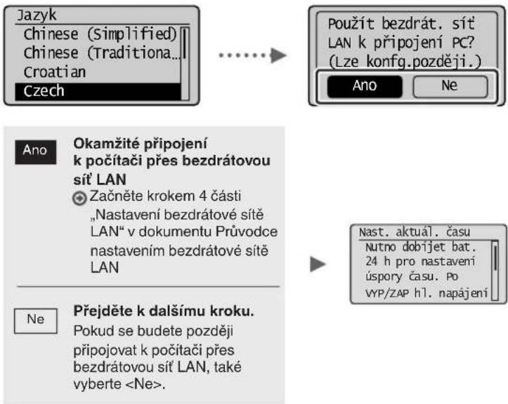 CANON iSensys MFG4730 - Zadání počátečního nastavení - 1