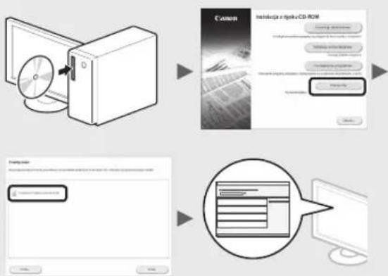 CANON iSensys MFG4730 - Aby zapoznać się ze szczegółami procedury instalacji: - 1