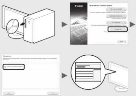 CANON iSensys MFG4730 - Описание процедур установки: - 1