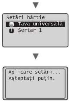 CANON iSensys MFG4730 - Setarea dimensiunii și a tipului de hârtie - 3