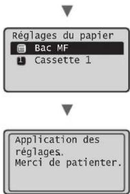 CANON iSensys MFG4730 - Réglage du format et du type de papier - 3