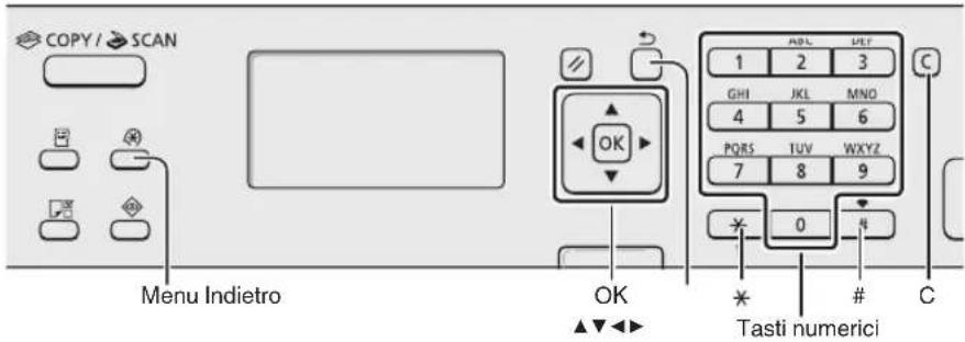 CANON iSensys MFG4730 - Esplorazione del menu e metodo d'immissione del testo - 2