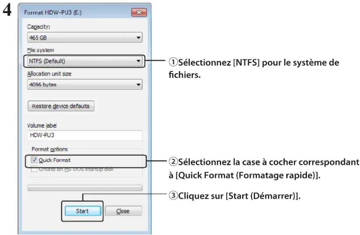 BUFFALO MiniStation Air - Formatage en NTFS (Windows) - 1
