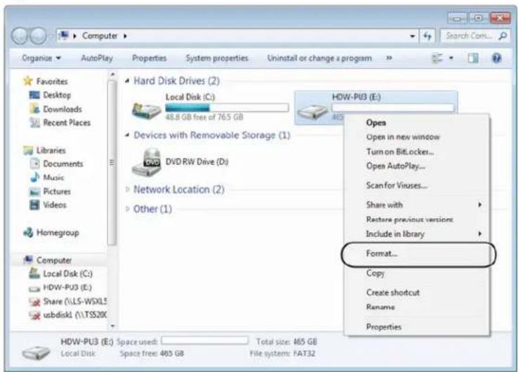 BUFFALO MiniStation Air - Formatting with NTFS (Windows) - 1