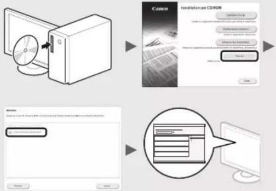 CANON iSensys MF4750 - Pour plus de détails sur les procédures d'installation : - 2