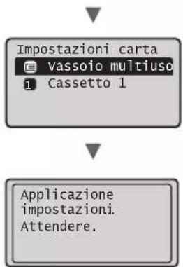 CANON iSensys MF4750 - Impostazione del formato e del tipo di Carta - 3