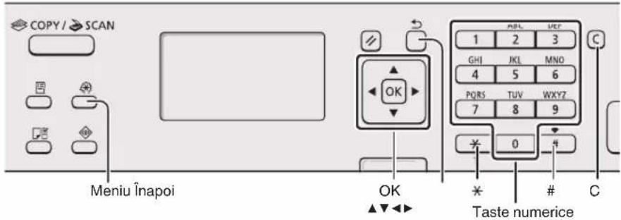 CANON iSensys MF4750 - Navigarea prin menui 日 metoda de introducere a textului - 2
