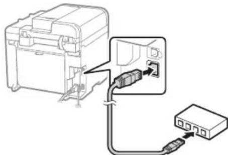 CANON iSensys MF4750 - Подкючени no npobodhoi cetn LAN (Toьно Дя модаелу MF4890dw/MF4870dn/ MF4780w) - 1