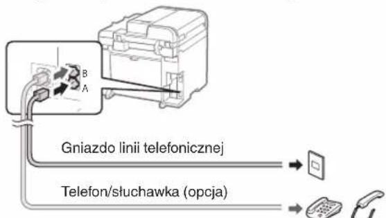 CANON iSensys MF4750 - Podęczenia przyzewodu Telefonicznego. - 1