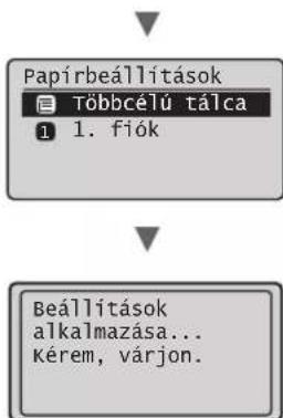 CANON iSensys MF4750 - A papírmétr es a papírtípus beállítása - 3
