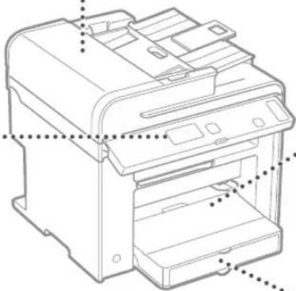 CANON iSensys MF4750 - Clearing Paper Jams - 9