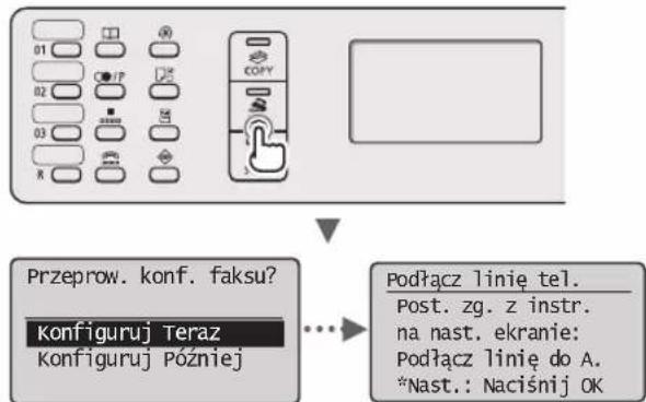 CANON iSensys MF4750 - Okresl ustawienia faksu. - 1
