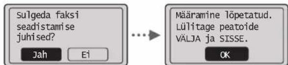 CANON iSensys MF4750 - Kui paigalatakse lisatelefon - 1