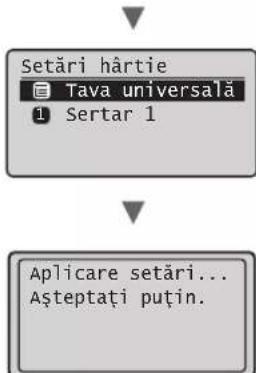 CANON iSensys MF4750 - Setarea dimensiunii sia tipului de harte - 3