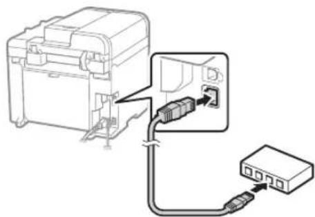 CANON iSensys MF4750 - Uhendamine kaabelühendusega kohtvorgkaudu (ainult MF4890dw/MF4870dn/MF4780w) - 1