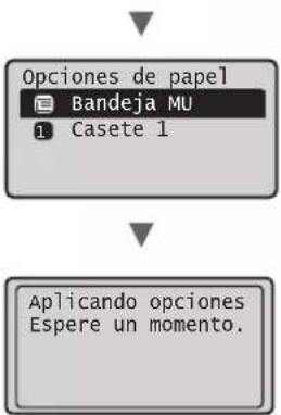 CANON iSensys MF4750 - Ajuste del時間 y el tipo del papel - 3
