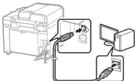 CANON iSensys MF4750 - Csatlakozás USB-kábelél - 2
