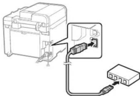 CANON iSensys MF4750 - Cbbp3BaHe qpe3 LAN ha6en (camo 3a MF4890dw/MF4870dn/MF4780w) - 1
