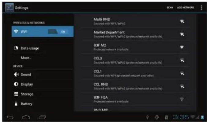 COBY Kyros MID8048 - Conectar a una red Wi-Fi - 1
