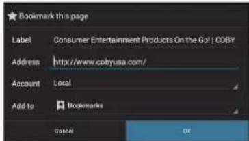 COBY Kyros MID8048 - Navegar por la Web - 6