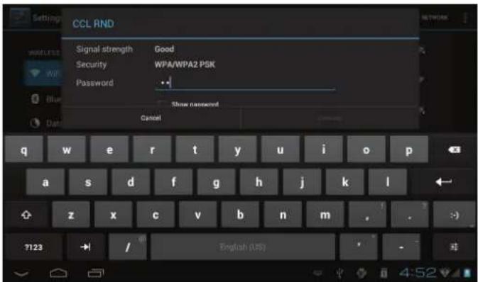COBY Kyros MID8048 - Connect to a Wi-Fi network - 3