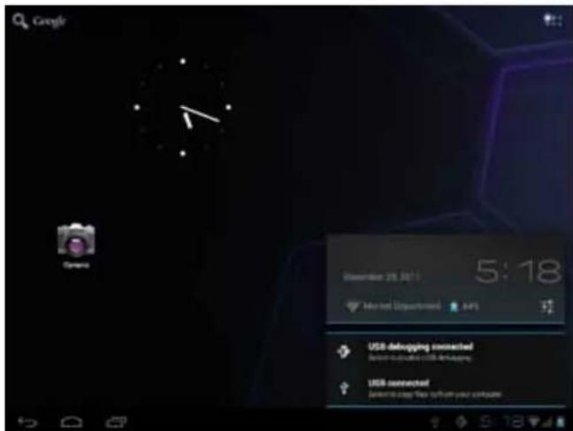 COBY Kyros MID9740 - Las notificaciones - 1