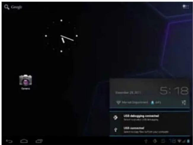 COBY Kyros MID9740 - A propos des notifications - 1
