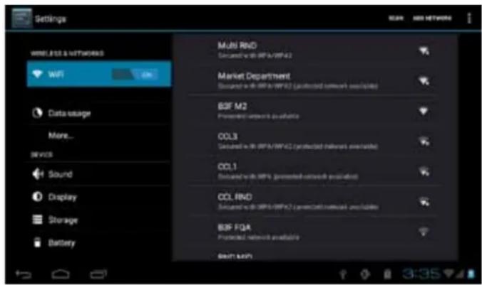 COBY Kyros MID9740 - Connect to a Wi-Fi network - 1