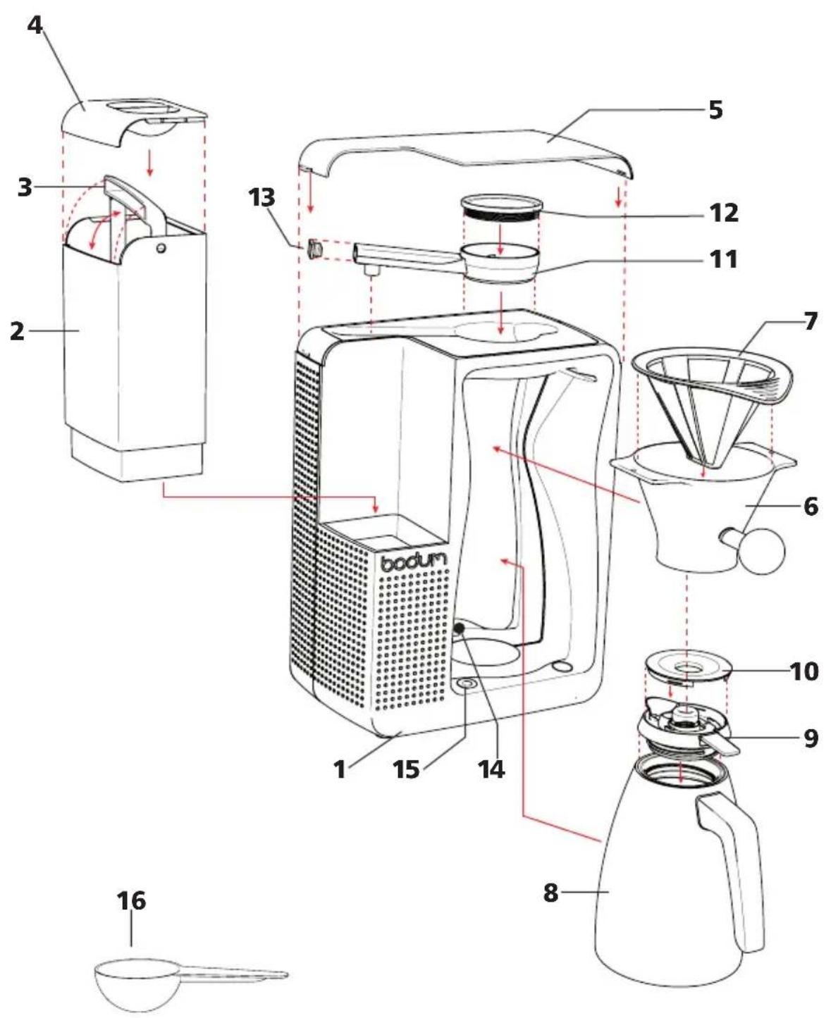 BODUM Bistro 11001 - 1