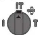 BOSCH GBH 18 VEC Professional - Ρύθμιση του τρόπου λειτουργίας - 1