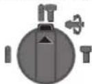 BOSCH GBH 18 VEC Professional - Indstilling af driftstype - 1