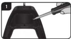 CARRERA Black Devil - Modo de colocar as pilhas - 1