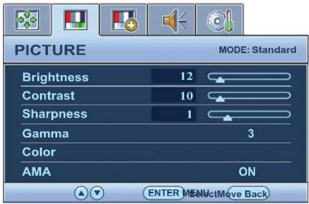 BENQ 9H.L7ALA.FPE - Menu IMAGE - 1