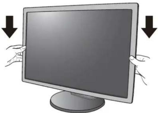 BENQ 9H.L7ALA.FPE - Ajuster la hauteur du pied du moniteur - 1