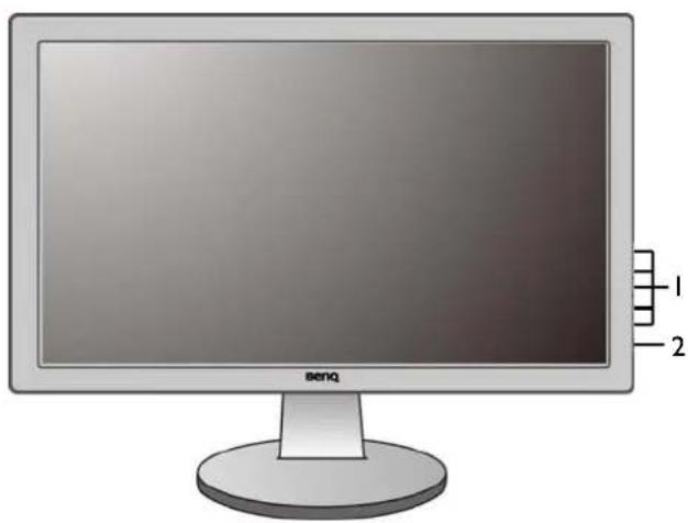 BENQ 9H.L7ALA.FPE - Présentation du moniteur - 1