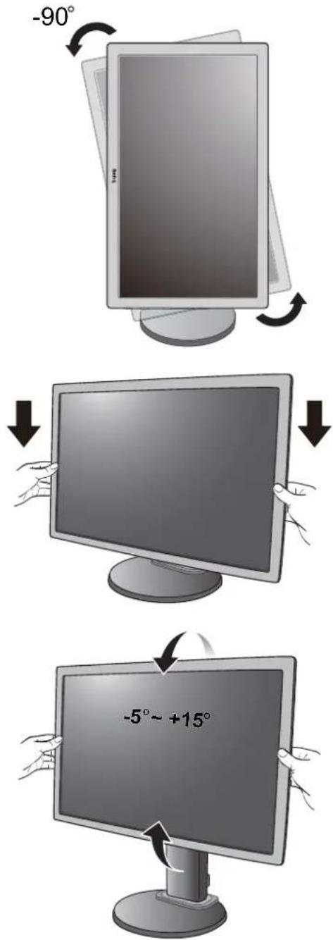 BENQ 9H.L7ALA.FPE - Comment fixer la base du moniteur - 6