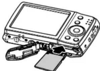 CASIO Exilim Zoom QVR200 - Insérez une carte mémoire. - 2