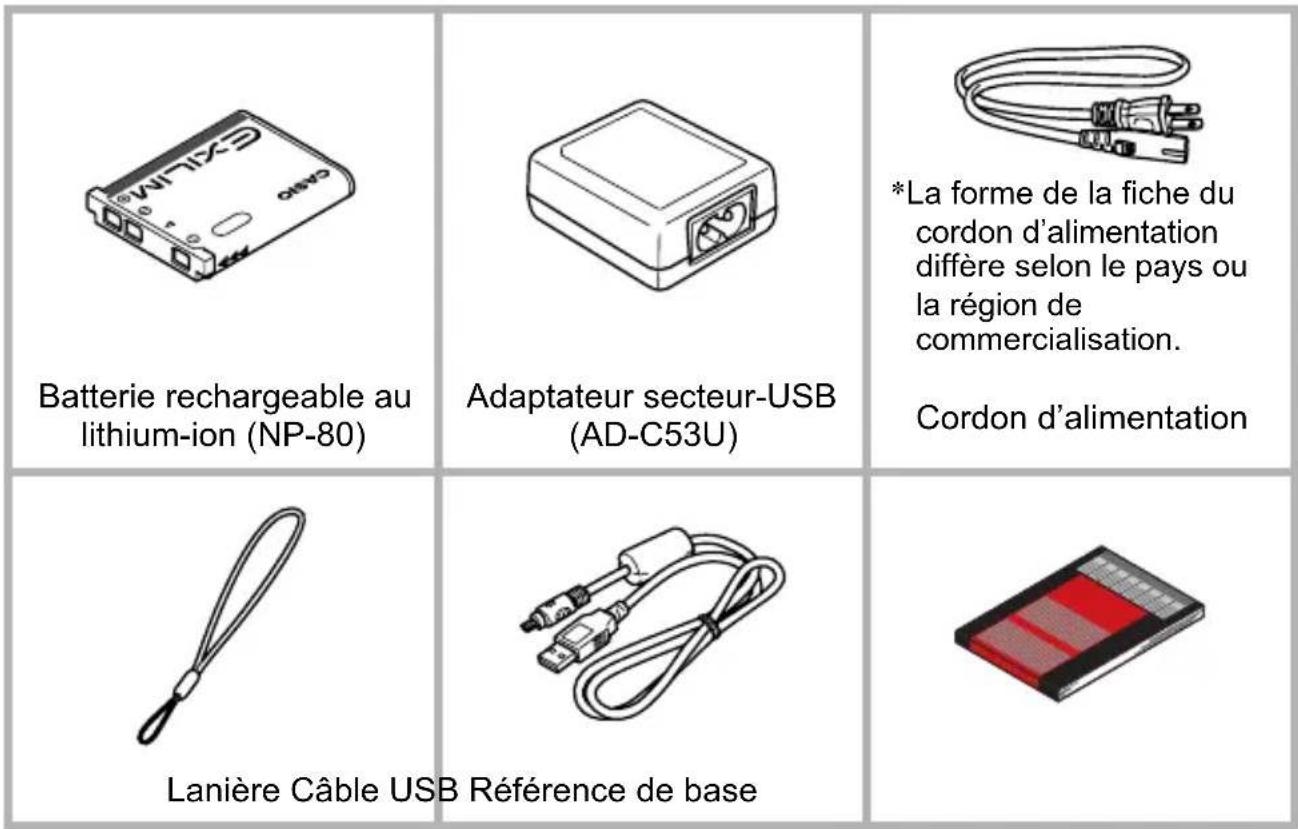 CASIO Exilim Zoom QVR200 - Accessoires - 1